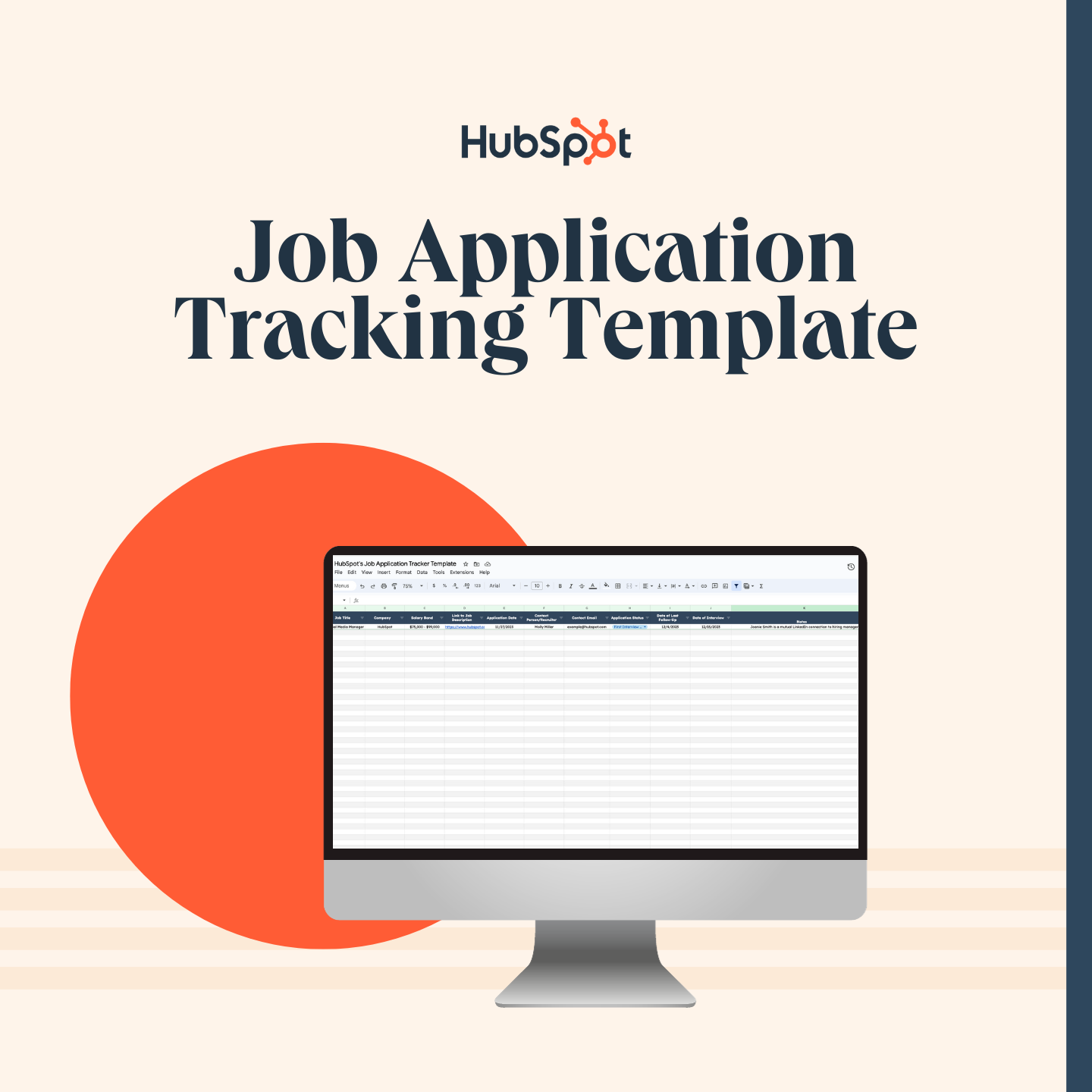 Free Job Application Tracking Template Download Now