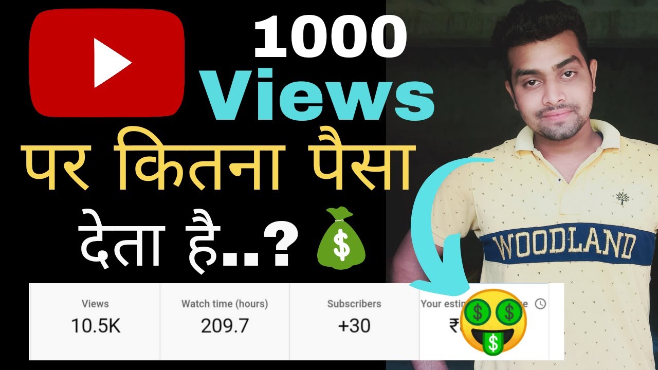 How Much Money Youtube Pay For Per 1000 Views youtube earnings per