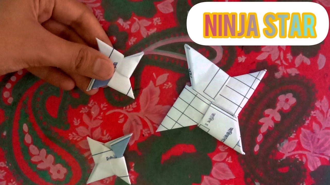 Ninja star How to Make Ninja Star YouTube