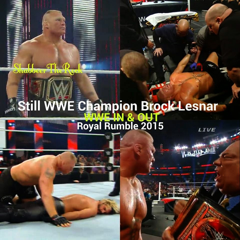 WWE ROYAL RUMBLE 2015 results STRENGTH FIGHTER