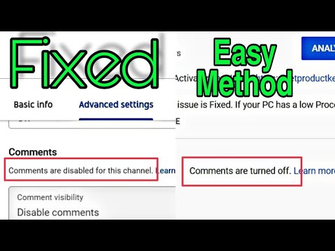 How To Fix Comments Are Turned Of For This Video In Youtube PART 2