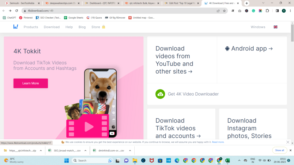 Top 10 Legal Way To Download Youtube Video QTC INFOTECH