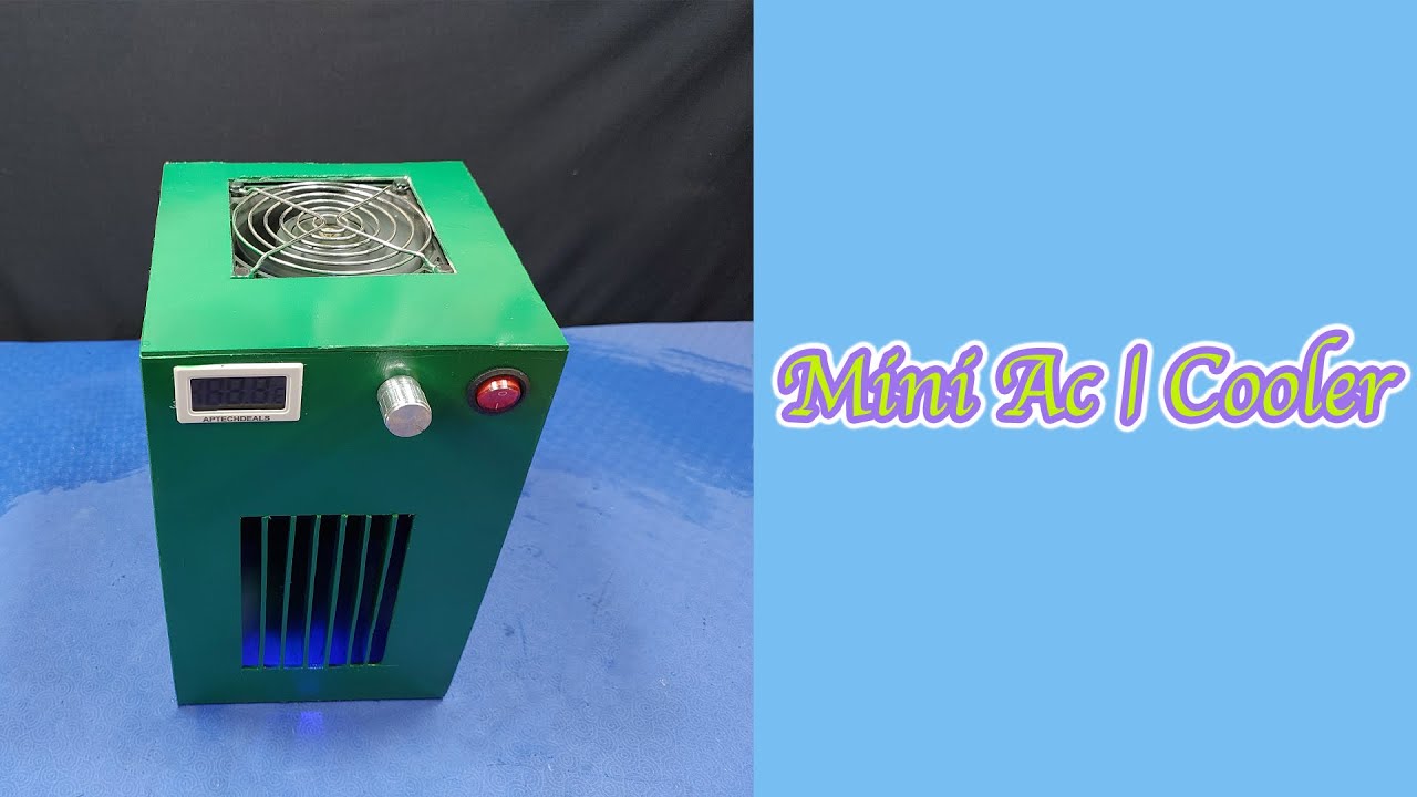 How to Make AC at home Using Peltier Homemade portable Air Cooler