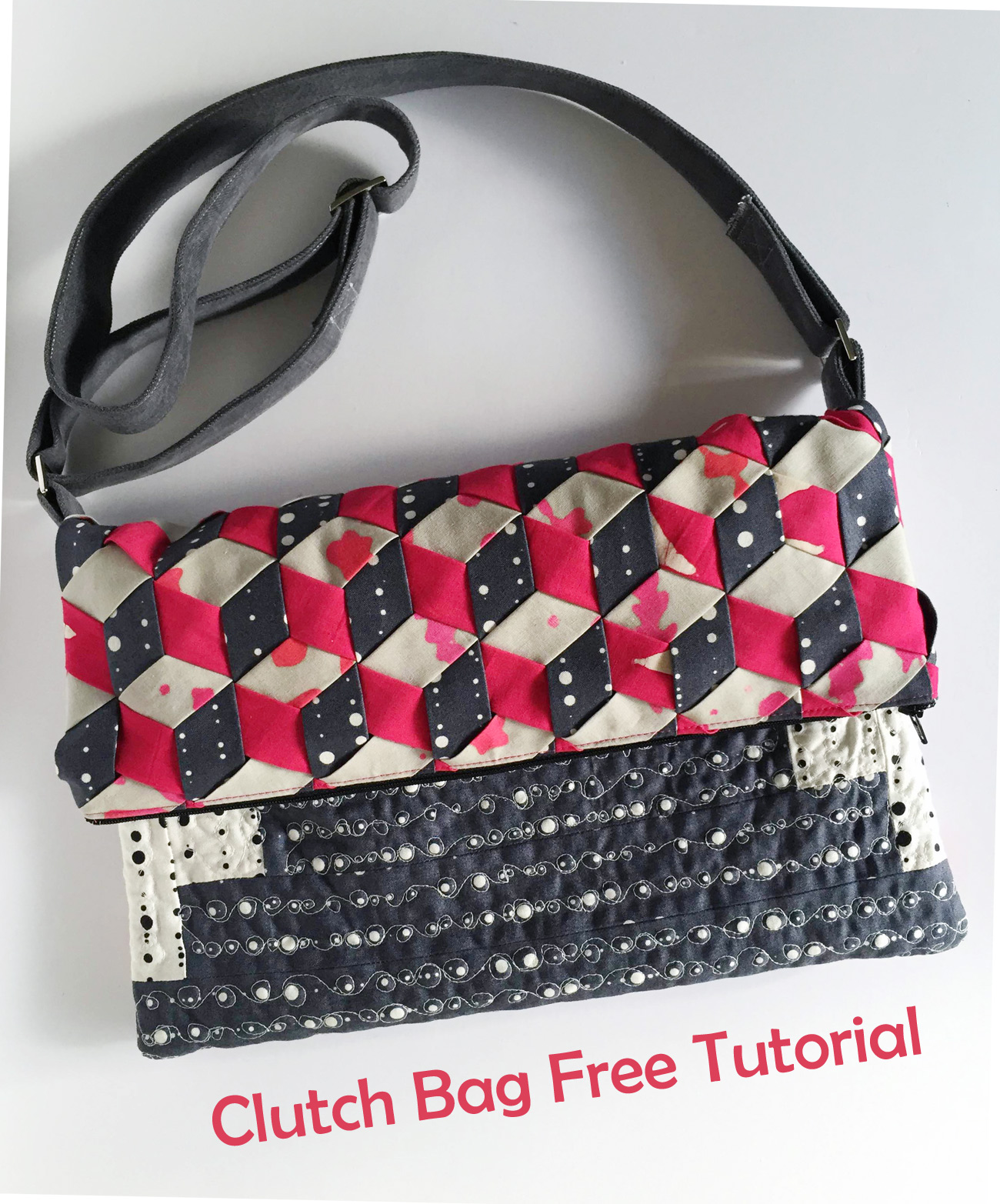 Diy Foldover Clutch And Crossbody Bag Tutorial Ahoy Comics