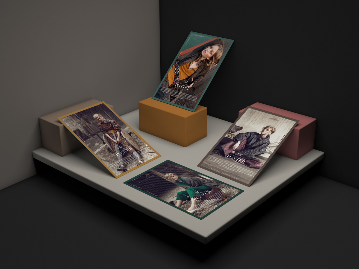PSD Poster Branding Mockup For Designers Vol 1 Poster Mockup