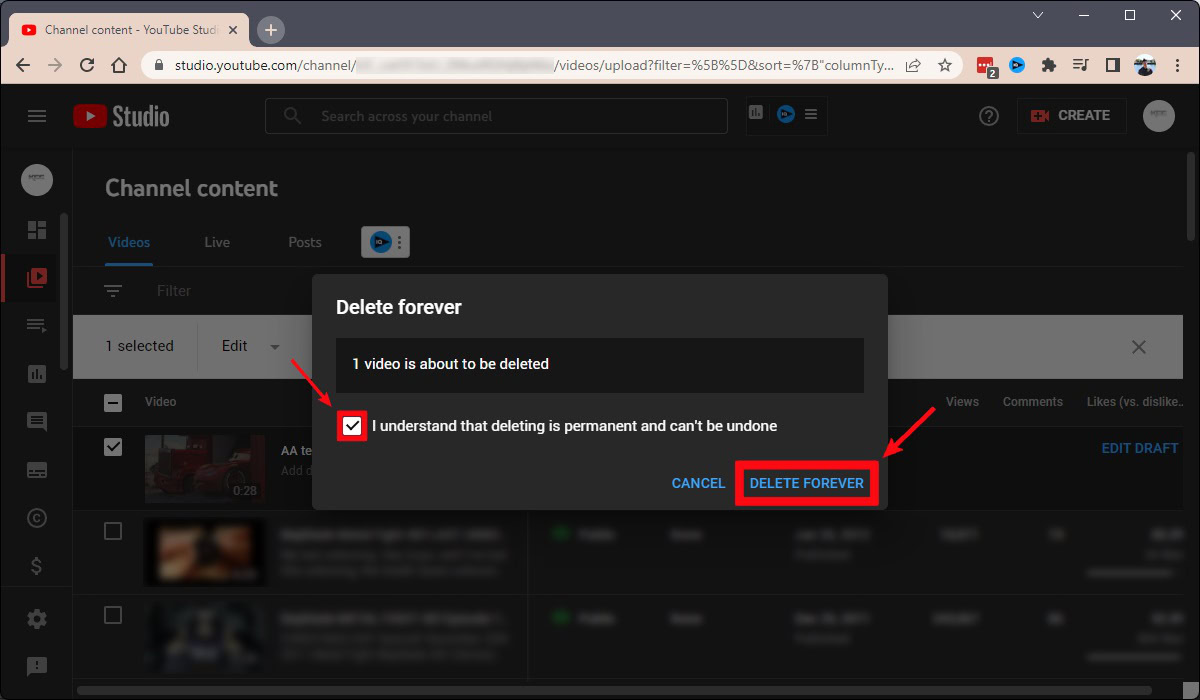 How to delete a YouTube video on any device Android Authority