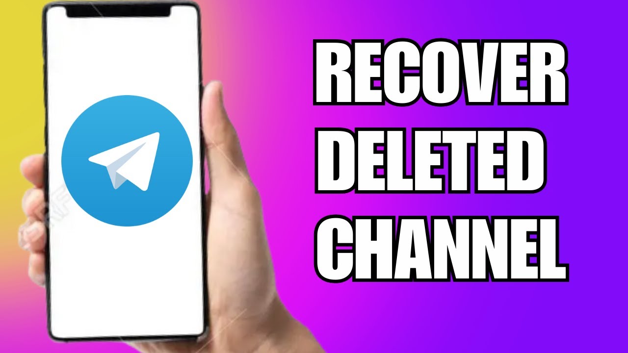 How To Recover Deleted Channel In Telegram 2023 YouTube