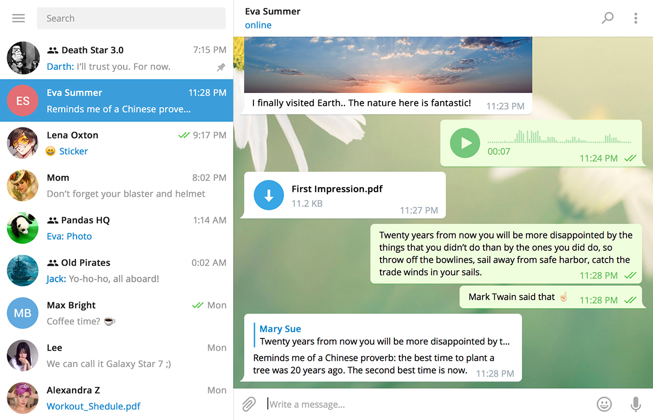 Telegram updates desktop app with new look Engadget