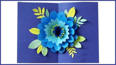 Easy Paper Flowers for Cards: Learn on Dailymotion