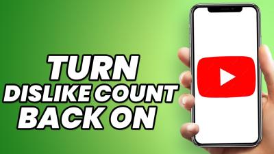How to Bring Back the Dislike Count on YouTube Videos