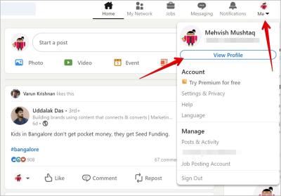How to View Your Own LinkedIn Profile
