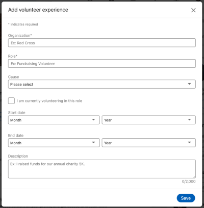 How and Where to Add Volunteer Work on LinkedIn