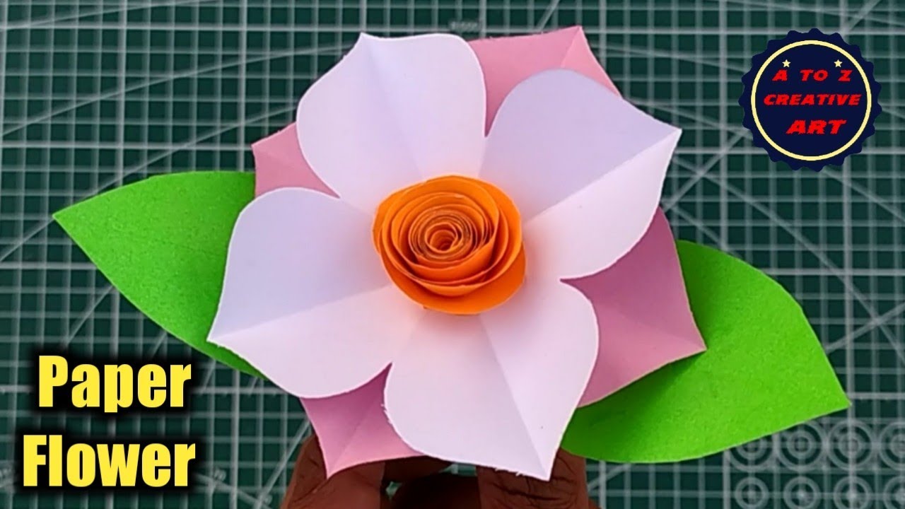 Beautiful Paper Flower Decoration Easy Paper Flower Tutorial DIY