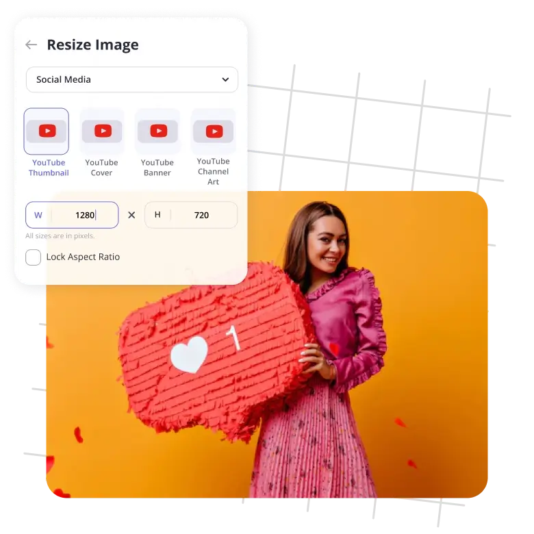 Free Online YouTube Thumbnail Resizer LightX