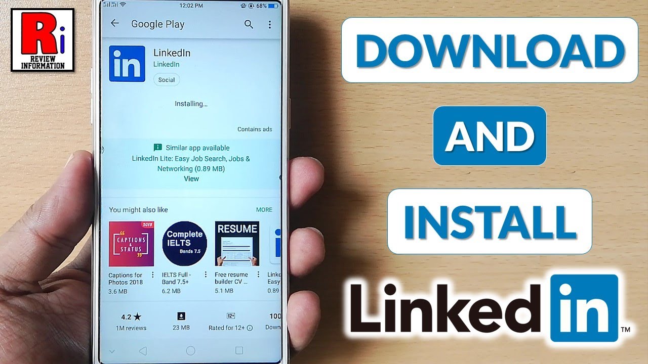 How to Download Install Linkedin App in Android Device YouTube