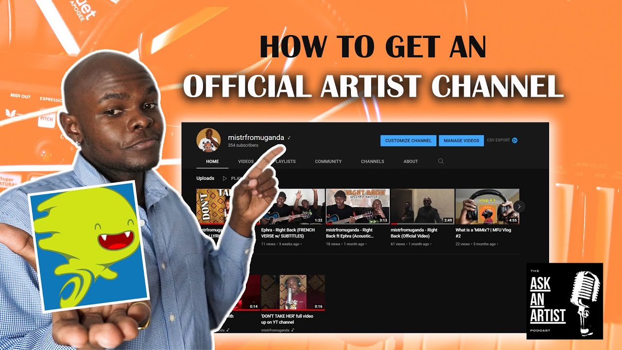 How to get an Official Artist Channel using DistroKid 2022 YouTube