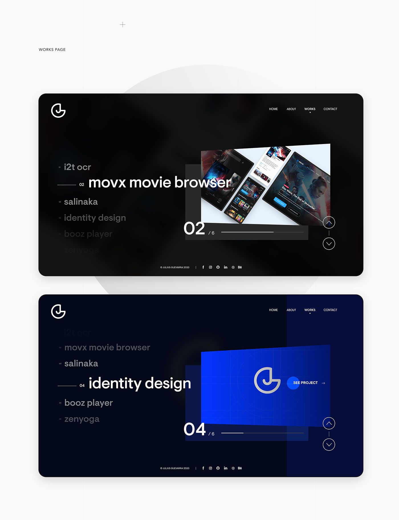 Personal Portfolio Website Design Behance