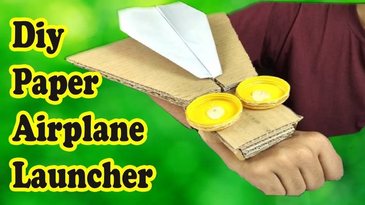 The New Diy Paper Plane Launcher How To Make Amazing Paper Airplane