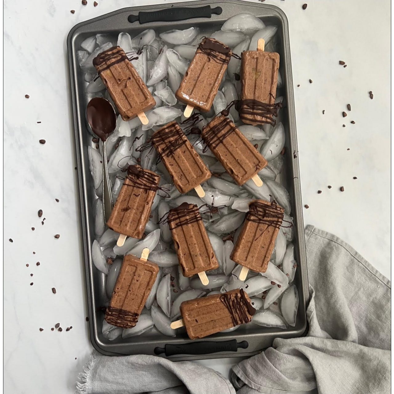 Delicious Chocolate Popsicles Adriennes Classic Desserts