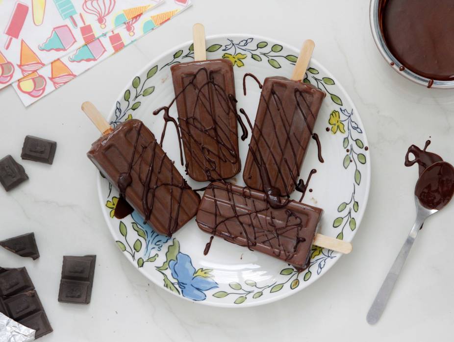 Homemade Chocolate Popsicles Koshercom