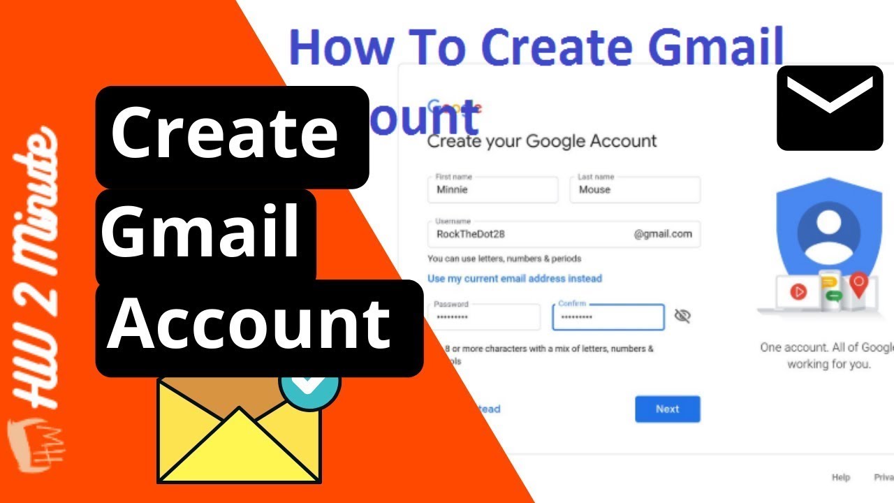 How to create gmail account Updated YouTube