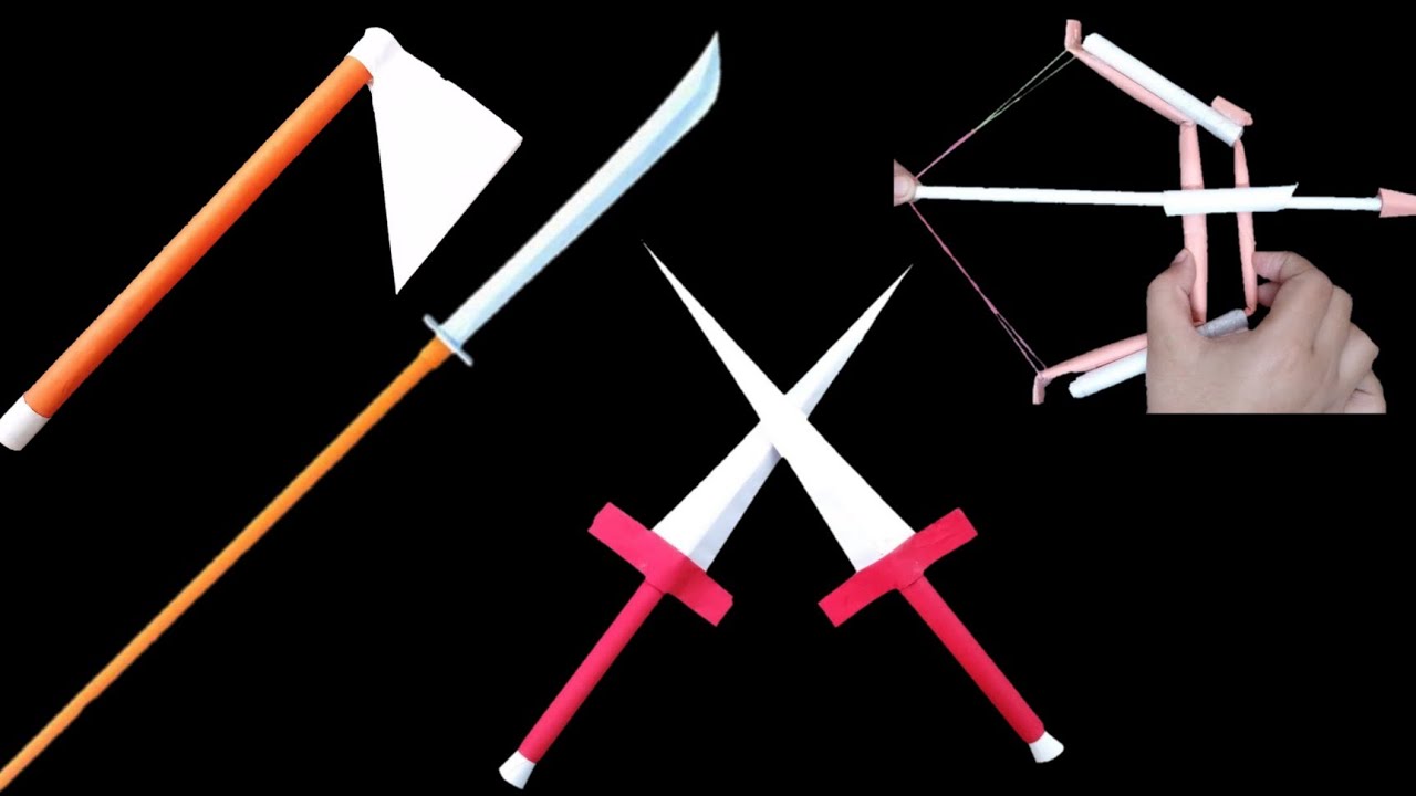 4 Easy Ninja Weapons 4 Paper Shadow Fight 2 Weaponshow to make