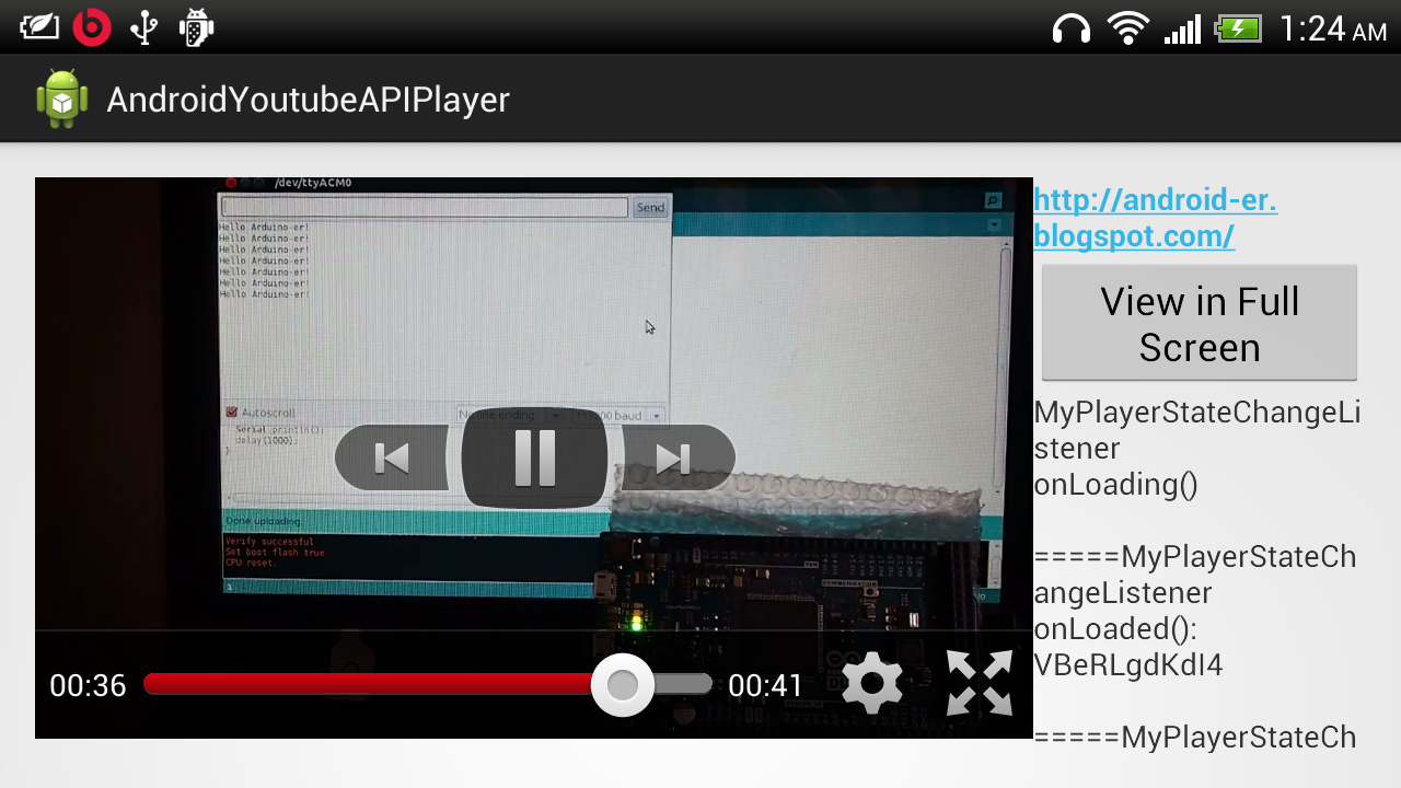 Androider Load specified YouTube playlist