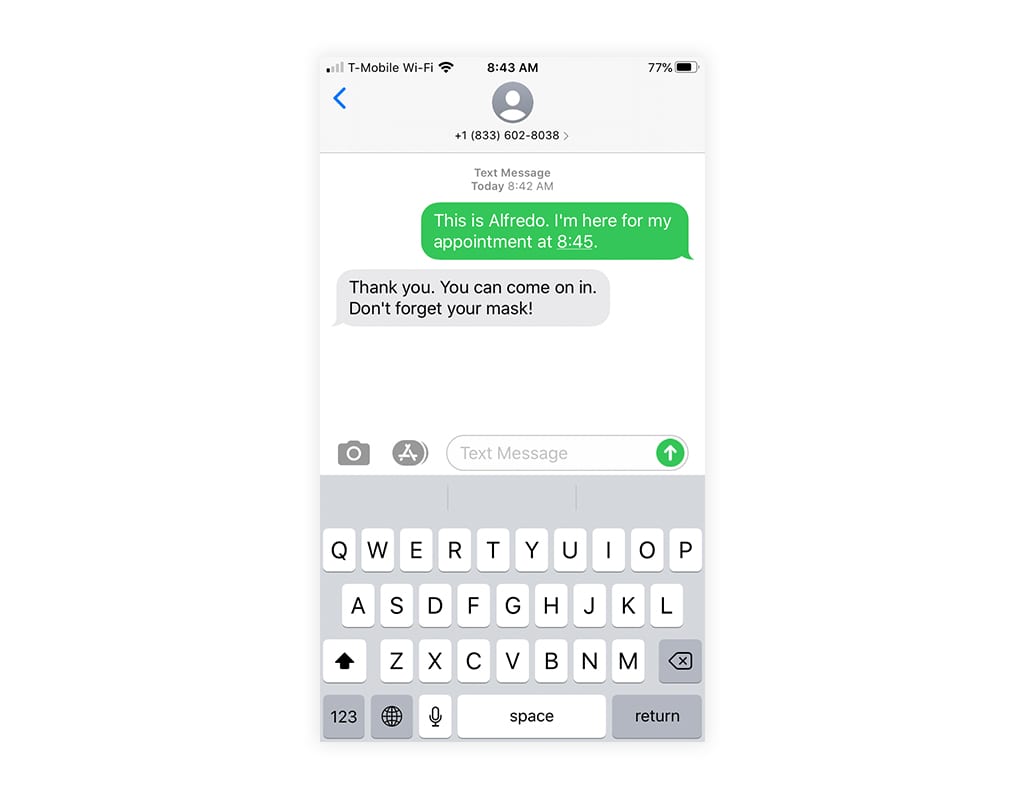 How to Create a Safe Contactless CheckIn Experience with Texting