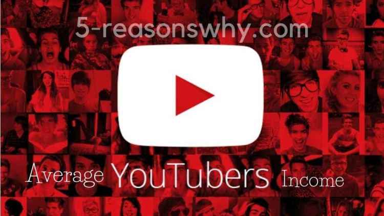 Average Income Of YouTuber YouTube Earnings