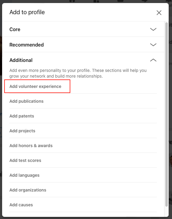How to Add Volunteer Experience to LinkedIn Jobscan