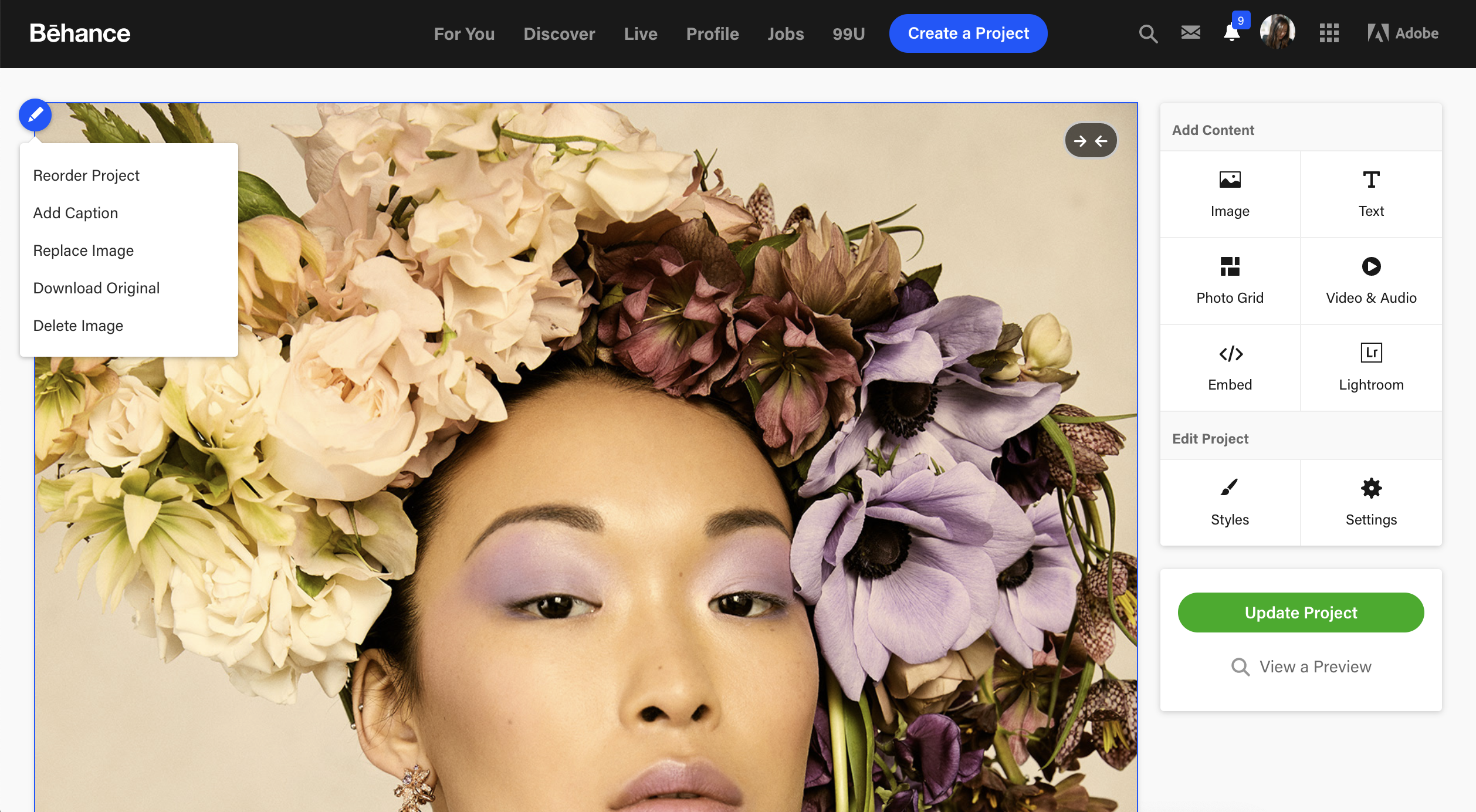 Guide Editing Styles Layout Behance Helpcenter