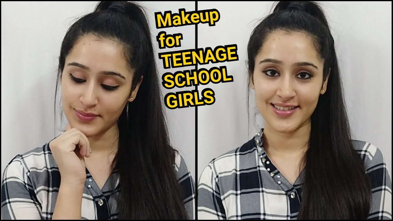 Easy Simple Makeup For School  Saubhaya Makeup