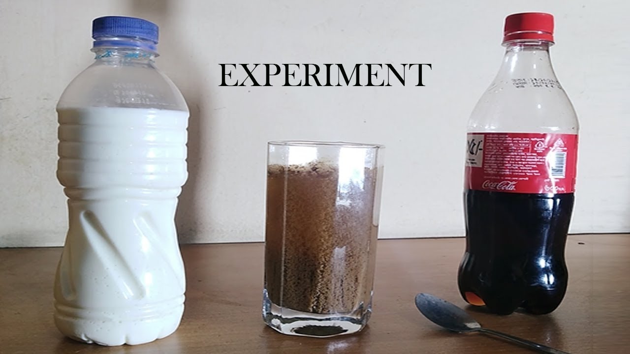 Coca Cola and Milk Experiment Coke and Milk YouTube