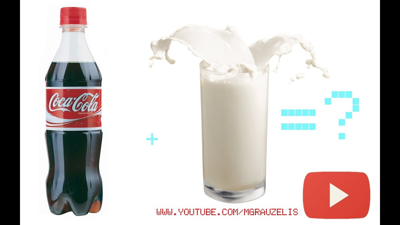 Coke mixed with alot Milk Experiment YouTube