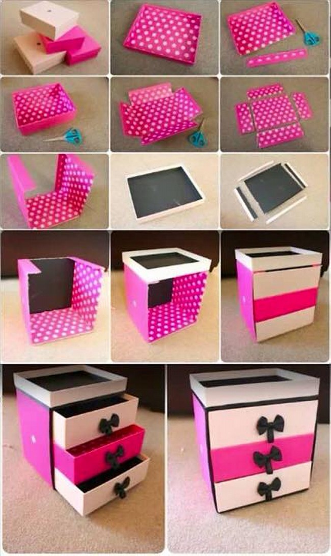 Shoe Boxes Reuse Ideas Upcycle Art