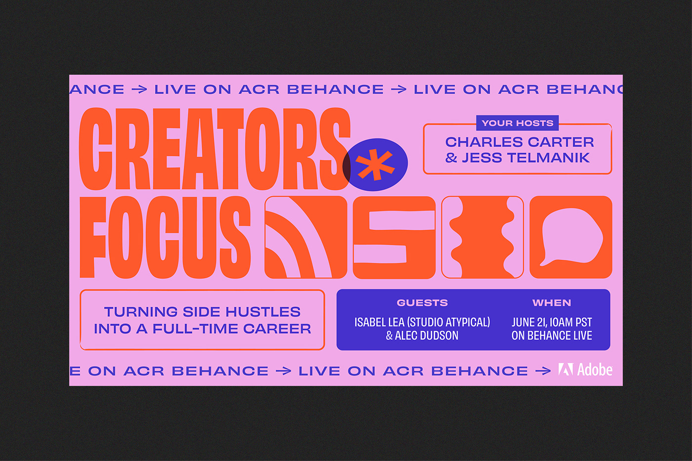 Adobe Behance Live Session Branding Behance