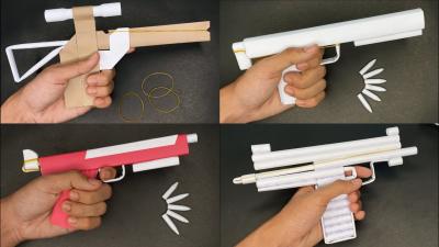 Craft a Simple Paper Gun: Step-by-Step Video on Dailymotion