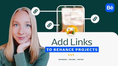 How to Share a Website on Behance Website: Adding External Links to Your Portfolio