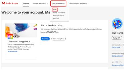 how to cancel adobe stock images