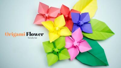 How to Make a Paper Origami Flower: Creative DIY Tutorial on Dailymotion