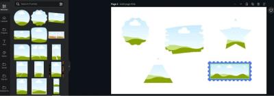 how to fill a shape with an image in canva