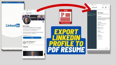 How to Download Your Resume from the LinkedIn App (iOS)