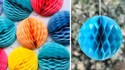 How to Create Honeycomb Balls: DIY Tutorials on Dailymotion