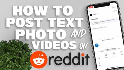 how to make a reddit post with image and text