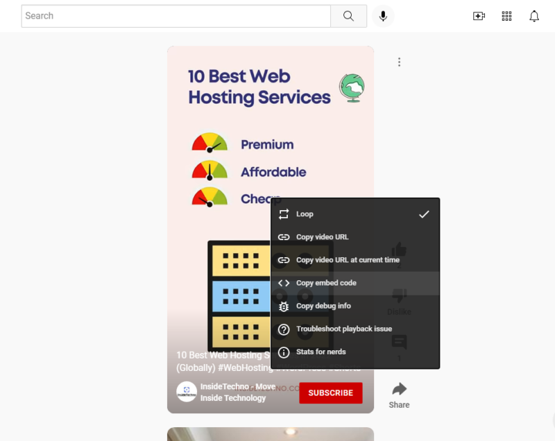 How to Embed YouTube Shorts on Your Website InsideTechno