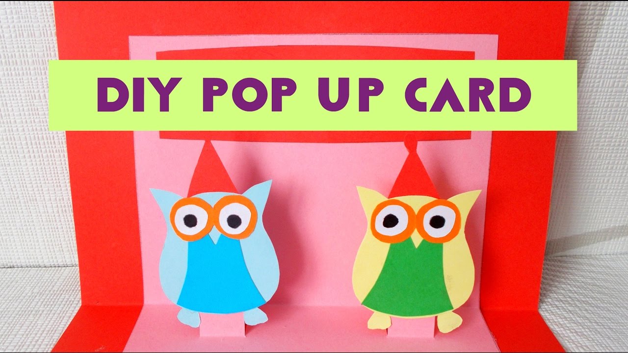 DIY card ideas Easy pop up birthday card DIY cards Pop up card