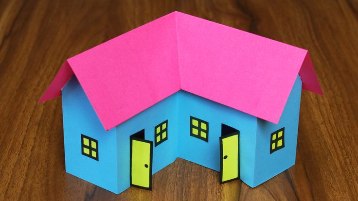 Easy Paper House Making for School Project