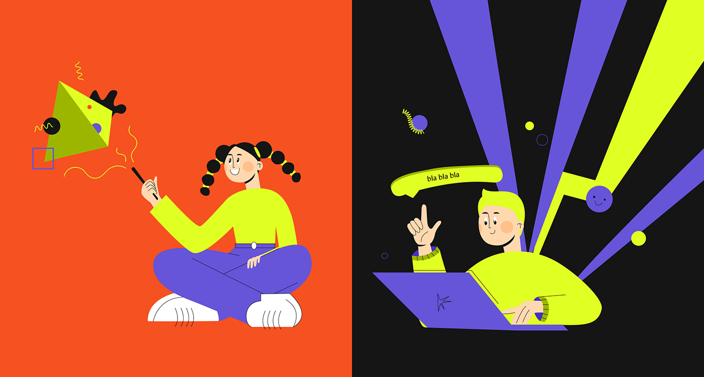 Illustration guide on Behance
