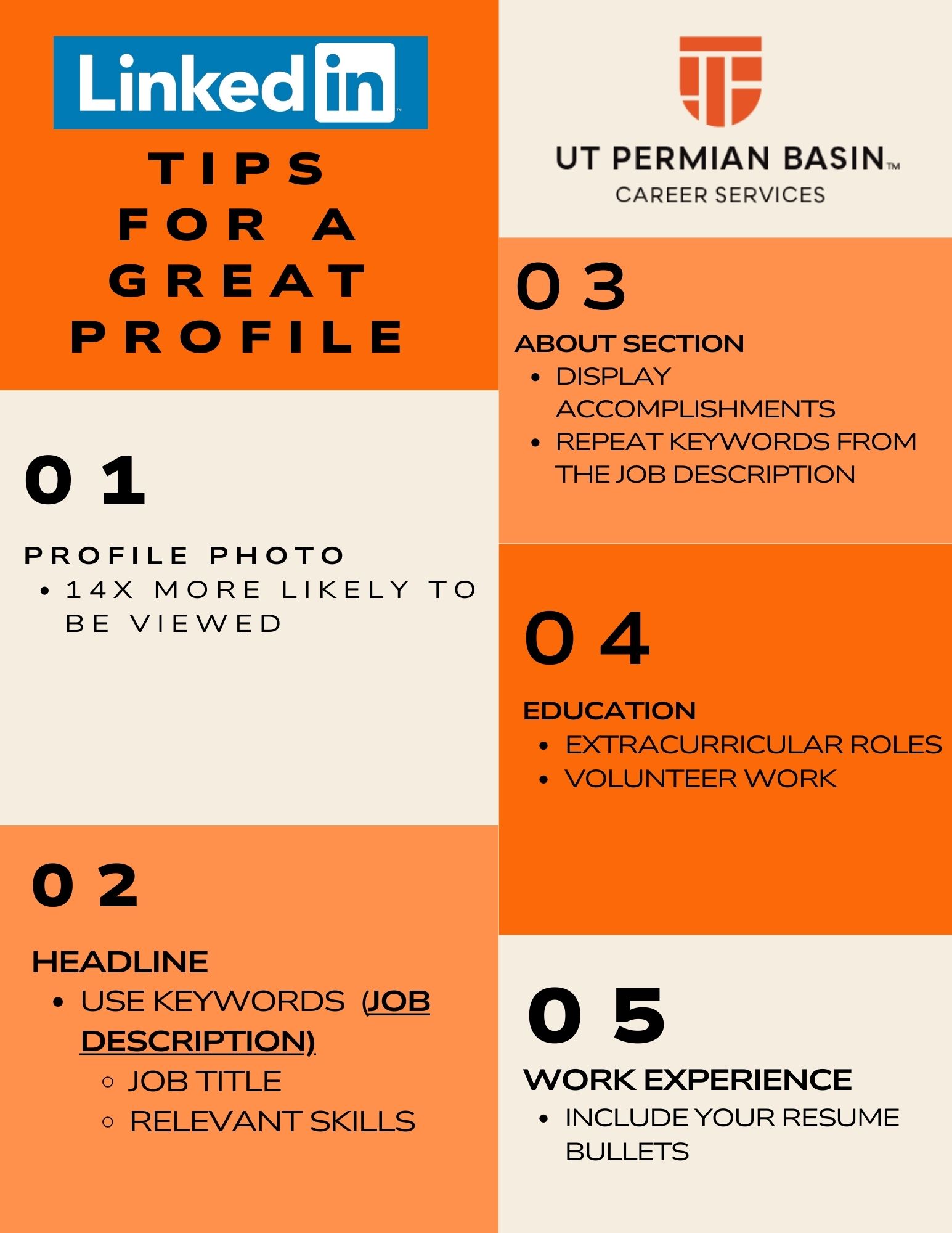 Top 10 Tips for LinkedIn Profile Career Services University of