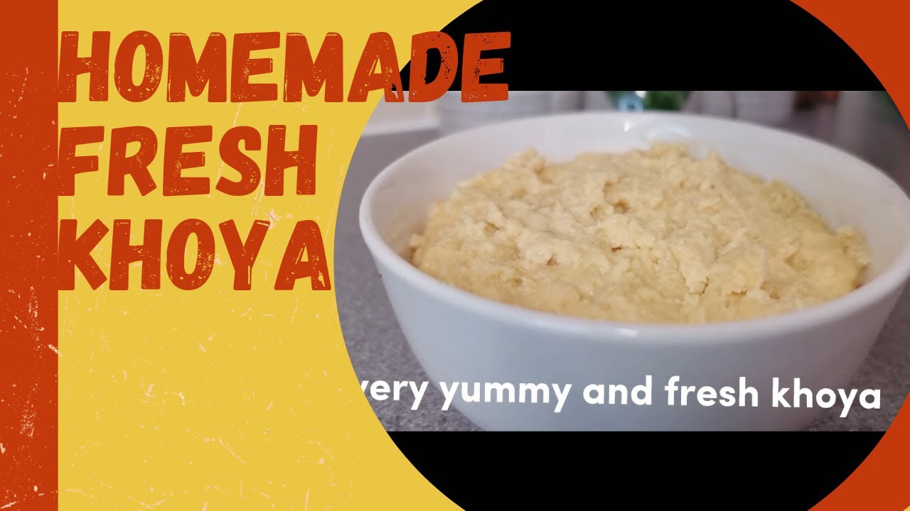 homemade khoya recipe fresh and easy to make khoya How to make khoya